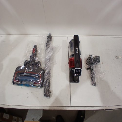 SHARK VERTEX PRO CORDLESS STICK VACUUM WITH IQ DISPLAY, DUOCLEAN POWERFINS & MULTIFLEX - BLACK/RED (MODEL: IZ662H) image 2
