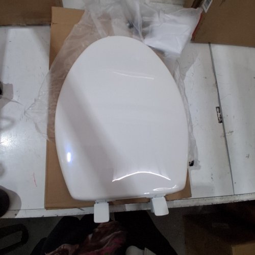BEMIS SLOW CLOSE EASY CLEAN TOILET SEAT - ELONGATED 18.5" - WHITE (MODEL: 7300SLEC-000) image 3