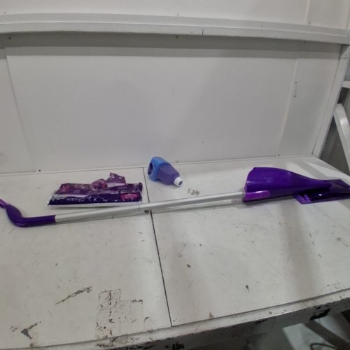 SWIFFER WET JET MOPPING KIT - INCLUDES CLEANING SOLUTION AND 10 PADS - PURPLE image 2