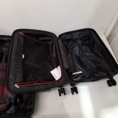 3PC ROOTS COUNTRYSIDE HARDSIDE LUGGAGE SET WITH TSA LOCK- 21", 27", 31" - BLACK (MODEL: 1872940) image 6