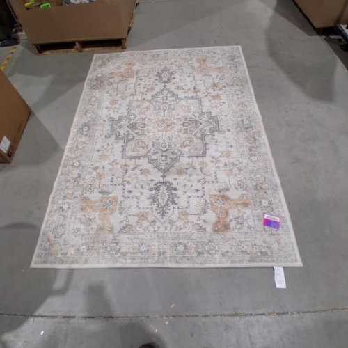 NON-SLIP MODERN SOFT AREA RUG - 7FT X 5FT - MULTI-COLOR image 2