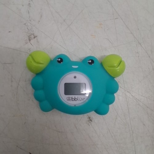 BBLUV KRAB WATER THERMOMETER AND BATH TOY - GREEN/BLUE image 2