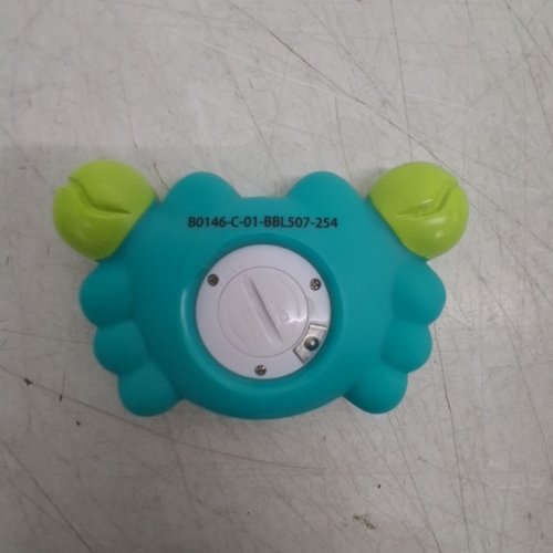 BBLUV KRAB WATER THERMOMETER AND BATH TOY - GREEN/BLUE image 3