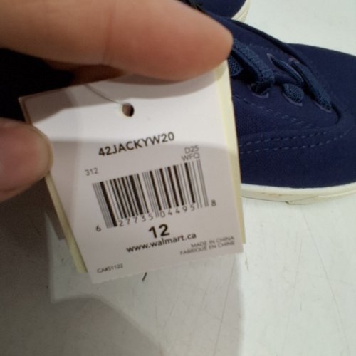 KIDS LACE-UP SHOES - SIZE 12 - NAVY (STYLE: 42JACKYW20) image 3