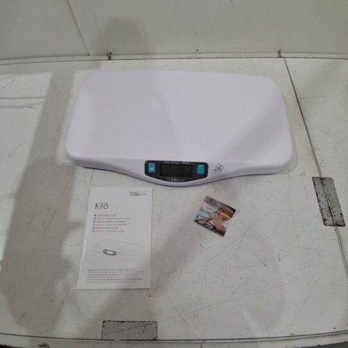 BBLÜV - KILÖ - SMART AND PRECISE DIGITAL BABY SCALE FOR INFANTS AND TODDLERS UP TO 44 LBS - WHITE (MODEL: B0125) image 3