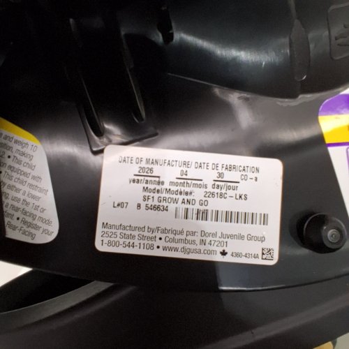 SAFETY 1ST GROW AND GO ARB ALL IN 1 CAR SEAT - LAKESPORT (MODEL: 22618C-LKS) image 2