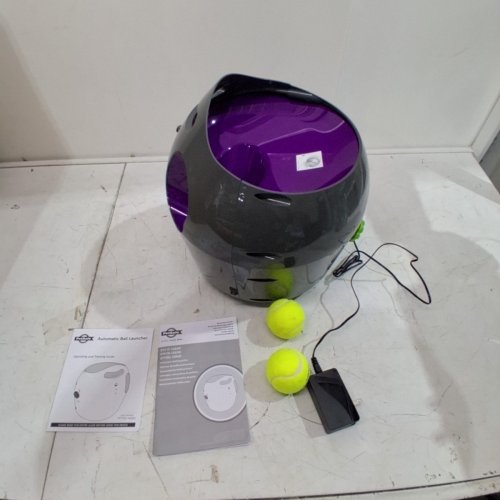 PETSAFE AUTOMATIC BALL LAUNCHER - 9 DISTANCE SETTINGS (8 - 30FT) & 6 ANGLE SETTINGS - GREY/PURPLE (MODEL:PTY00-14665) image 3