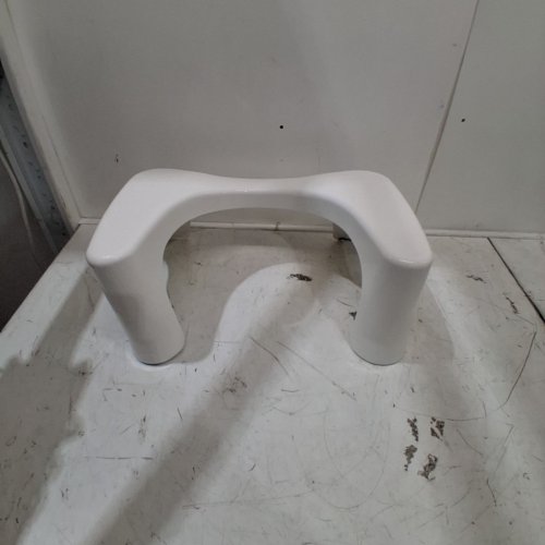 SQUATTY POTTY SIMPLE TOILET STOOL - 7" - WHITE - (MODEL: SP-SIMPLE-OS) image 2