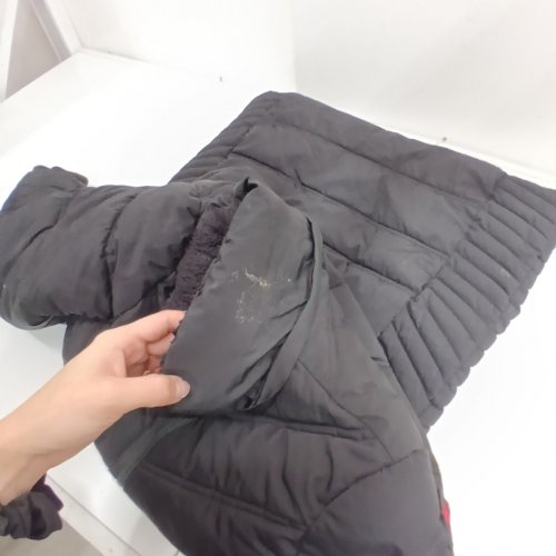 WOMEN'S TOMMY HILFIGER QUILTED WINTER COAT - SMALL - BLACK image 6