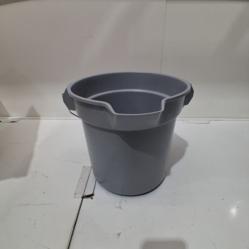 RUBBERMAID COMMERCIAL BRUTE HIGH-DENSITY ROUND BUCKET - 9.46L - GREY (MODEL: FG296300GRAY) image 2