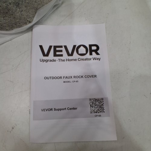 OUTDOOR REALISTIC FAKE ROCK WELL PUMP COVER - 11" - GREY image 2