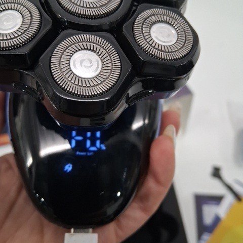 MENS CLFORCZH MAGNETIC DETACHABLE BALD HEAD SHAVER - NAVY/BLACK - (MODEL:8780) image 2