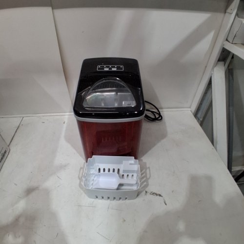 FRIGIDAIRE 26LBS ICE MAKER - STAINLESS RED - (EFIC117-SSRED-COM) image 3