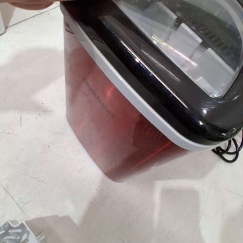 FRIGIDAIRE 26LBS ICE MAKER - STAINLESS RED - (EFIC117-SSRED-COM) image 4