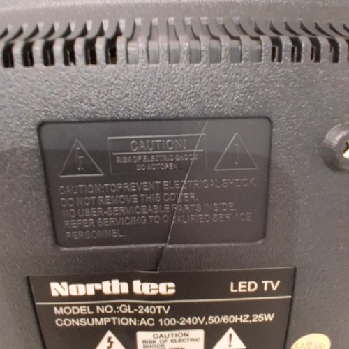 NORTHTEC LED TV 24" - BLACK (MODEL: GL-240TV) image 11