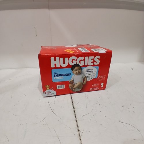 96 PK HUGGIES LITTLE SNUGGLERS BABY DIAPERS - SIZE 1 image 2