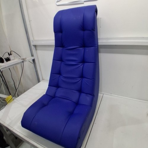SOFT FLOOR ROCKER / CUSHIONED GROUND CHAIR - 44.5" X 74.9" - BLUE (MODEL: 10488-BL) image 2