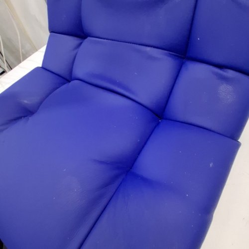 SOFT FLOOR ROCKER / CUSHIONED GROUND CHAIR - 44.5" X 74.9" - BLUE (MODEL: 10488-BL) image 3