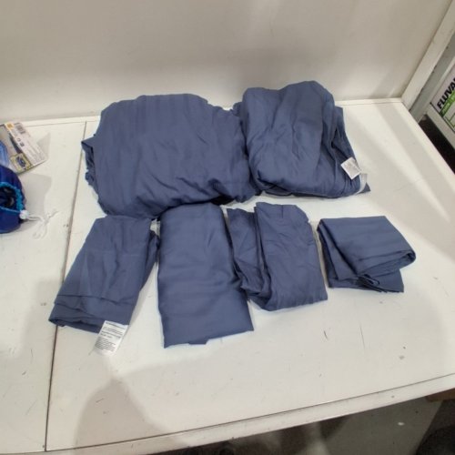 6PC GLUCKSTEIN STUDIO BERKELEY SHEET SET - QUEEN - BLUE (MODEL: 2200101) image 2