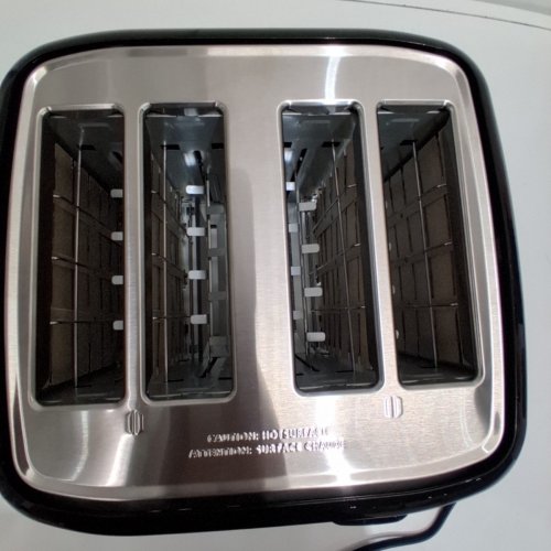 TOASTMASTER 4-SLICE TOASTER WITH EXTRA WIDE SLOTS, BAGEL TOASTING, AND DEFROST MODE - BLACK (MODEL: TM-46TSC) image 5