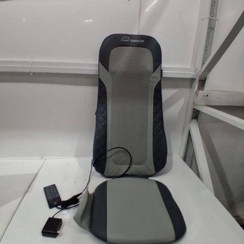 SNAILAX SHIATSU BACK MASSAGER WITH HEAT - 44.1” × 16.7” × 5.9” - 3 NECK INTENSITIES/4 BACK MASSAGE MODES/2 HEAT SETTINGS/3 VIBRATION MODES - GREY (MODEL: SL-22A5) image 4