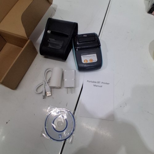 GOOJPRT PORTABLE BLUETOOTH PRINTER - BLACK (MODEL: PT-210) image 4