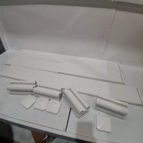 YARADAY VINYL RAISED GARDEN BED - 48" X 26" X 7" - WHITE image 2