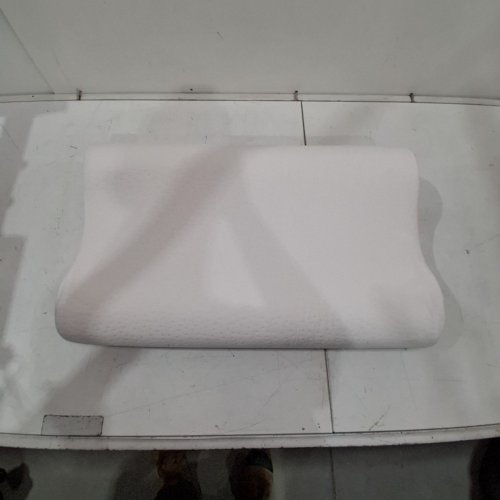 MEMORY FOAM CONTOUR PILLOW- 24" X 14" X 5" - WHITE image 2