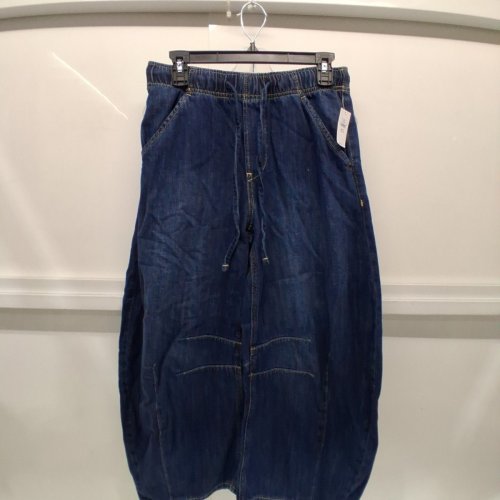 WOMEN'S GAP MID RISE EASY HORSESHOE JEANS - EXTRA SMALL - DARK INDIGO (STYLE 607775) image 4