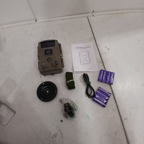 PUNVOE WIFI TRAIL CAMERA, BLUETOOTH CONNECTION AND 130° WIDE ANGLE NIGHT VISION - IP67 WATERPROOF -4K 64MP - 45 IR LEDS - BROWN - (PV330) image 2