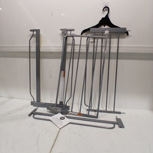 REGALO EASY STEP EXTRA WIDE METAL SAFETY GATE - 30" X 29" - 49" - PLATINUM (MODEL: 1164 EP DS) image 2