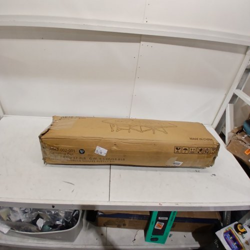 JEAREY FOLDING CAMPING COT WITH MATTRESS - 78" X 32" X 18" - 450LBS CAP - BLUE (MODEL: A043-010-001) image 4