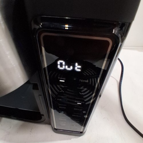 POWERXL AIRMAX AIR FRYER - 8 QT - STAINLESS STEEL/BLACK (MODEL: AF4082-1BP) image 2