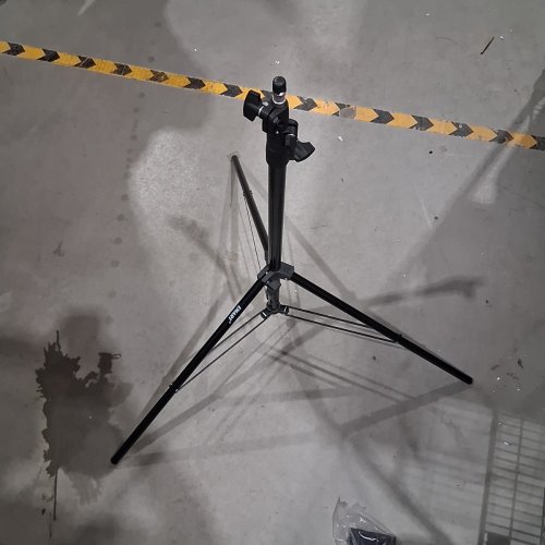 EMART T-SHAPE PORTABLE BACKGROUND BACKDROP SUPPORT STAND KIT WITH 4 SPRING CLAMPS - 5 X 8.5FT image 2