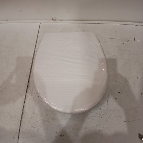 GARVEE ROUND TOILET SEAT WITH SOFT CLOSE - 14.5" X 16" - WHITE - (MODEL: PHO-16EX3QUX) image 2
