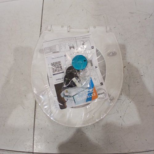 GARVEE ROUND TOILET SEAT WITH SOFT CLOSE - 14.5" X 16" - WHITE - (MODEL: PHO-16EX3QUX) image 3