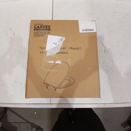 GARVEE ROUND TOILET SEAT WITH SOFT CLOSE - 14.5" X 16" - WHITE - (MODEL: PHO-16EX3QUX) image 4