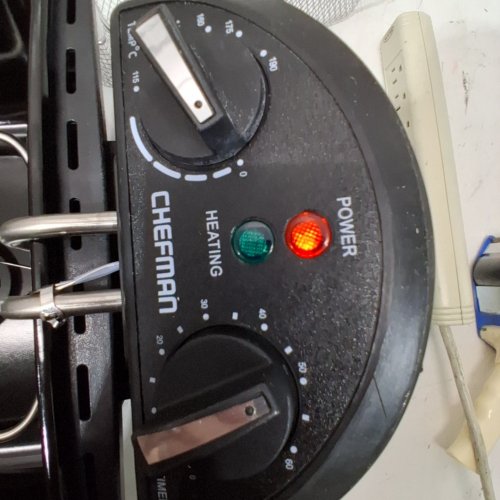 CHEFMAN JUMBO SIZE DEEP FRYER WITH TEMPERATURE CONTROL - 4.3L - STAINLESS STEEL/SILVER (MODEL: RJ07-45-SS-CA) image 2