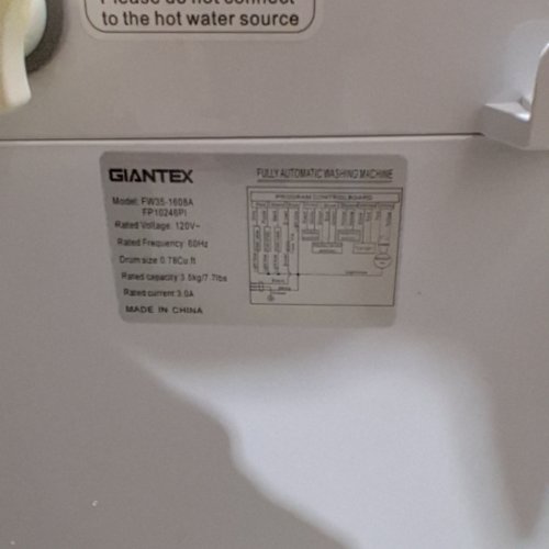 GIANTEX FULL-AUTOMATIC PORTABLE WASHING MACHINE - 7.7LBS - WHITE/PINK (MODEL: FP10246PI) image 3