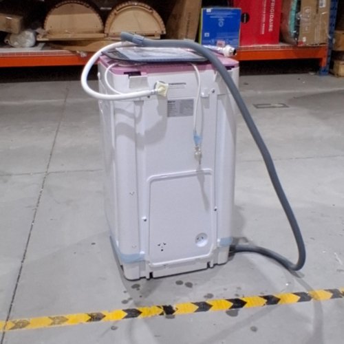 GIANTEX FULL-AUTOMATIC PORTABLE WASHING MACHINE - 7.7LBS - WHITE/PINK (MODEL: FP10246PI) image 6