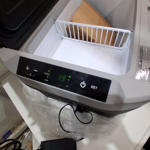 EUHOMY ELECTRIC COOLER PORTABLE FREEZER WITH APP CONTROL - 12V, 22QT(20L) - BLACK (MODEL: CFZ-20) image 2