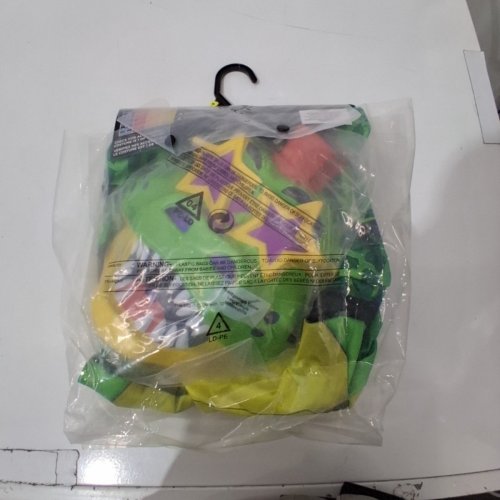 3PC ADULT FIVE NIGHTS AT FREDDY'S MONTGOMERY GATOR COSTUME - LARGE - GREEN/YELLOW image 3
