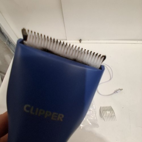 RECHARGEABLE PET HAIR CLIPPER - BLUE image 4