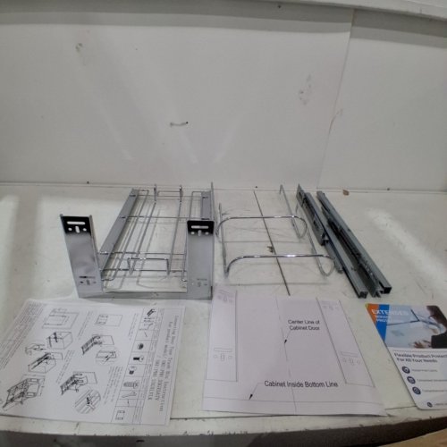 GARVEE UNDER CABINET SLIDE OUT SHELF- 17.72" X 17.6" SILVER (MODEL: PHO_33GX5A7VT) image 3