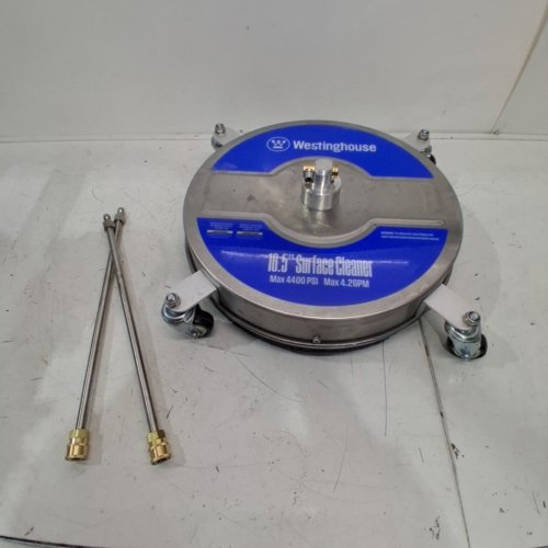 WESTINGHOUSE UNIVERSAL PRESSURE WASHER SURFACE CLEANER ATTACHMENT - 16.5" 4400 MAX PSI - STAINLESS STEEL image 2