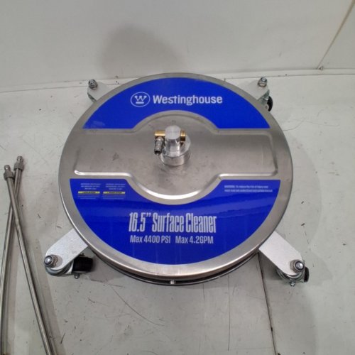 WESTINGHOUSE UNIVERSAL PRESSURE WASHER SURFACE CLEANER ATTACHMENT - 16.5" 4400 MAX PSI - STAINLESS STEEL image 3