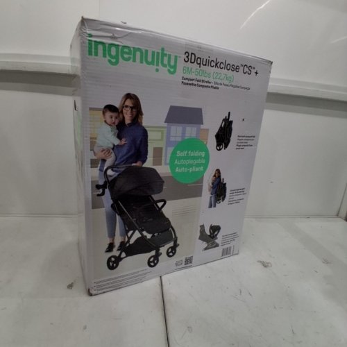 SUMMER BY INGENUITY 3DQUICKCLOSE CS+ COMPACT ONE TOUCH FOLDING STROLLER - 50LBS MAX/CAP - FOREST (MODEL: 31900-090) image 6