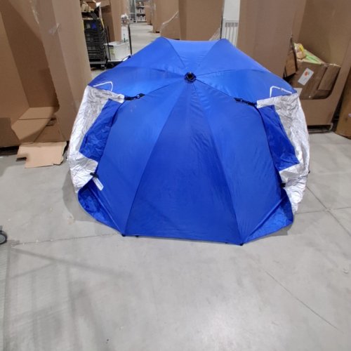 SPORT-BRELLA SB PREMIERE UPF 50+ SUN AND RAIN PROTECTION UMBRELLA - 8FT - BLUE image 2