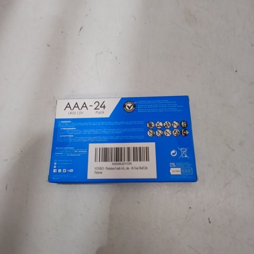 24PK VONIKO ULTRA ALKALINE TRIPLE A BATTERY PACK - BLUE/WHITE image 3