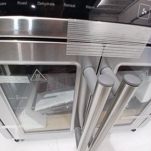 EMERIL LAGASSE STAINLESS STEEL EXTRA LARGE AIR FRYER CONVECTION TOASTER OVEN WITH FRENCH DOORS - 26QT - SILVER (MODEL: FAFO-001) image 6